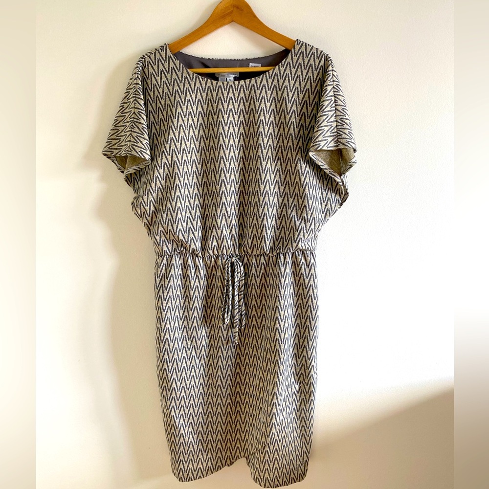 Dolman sleeve knit dress
